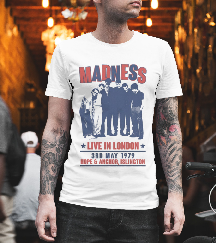 Madness Live In London 3rd May 1979 Hope And Anchor Islington T-Shirt