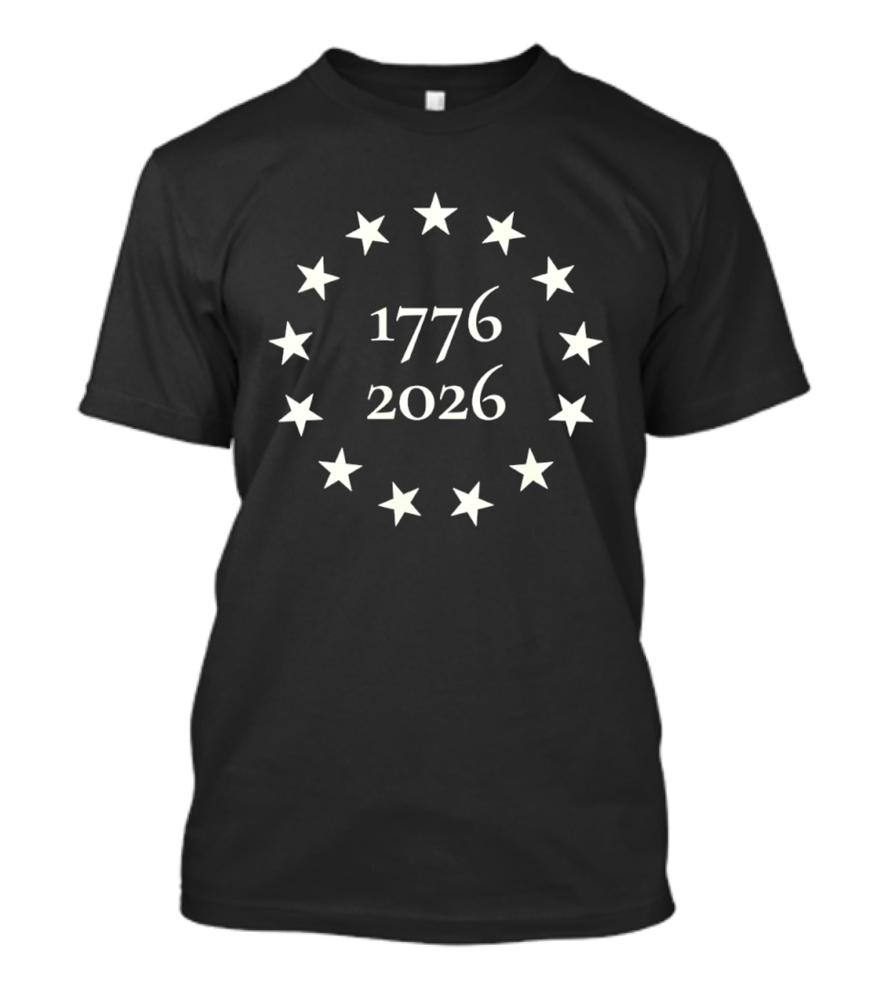 1776 2026 250 Years Circle Of Stars T-Shirt