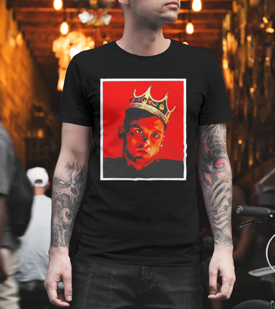Anuel AA SoroKING Crown Portrait Red T-Shirt