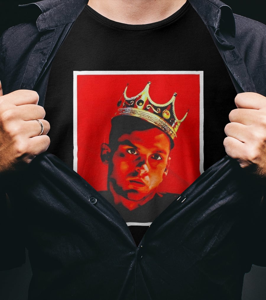 Anuel AA SoroKING Crown Portrait Red T-Shirt