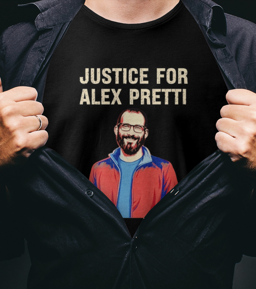 Justice For Alex Pretti Minnesota Anti ICE Protest T-Shirt