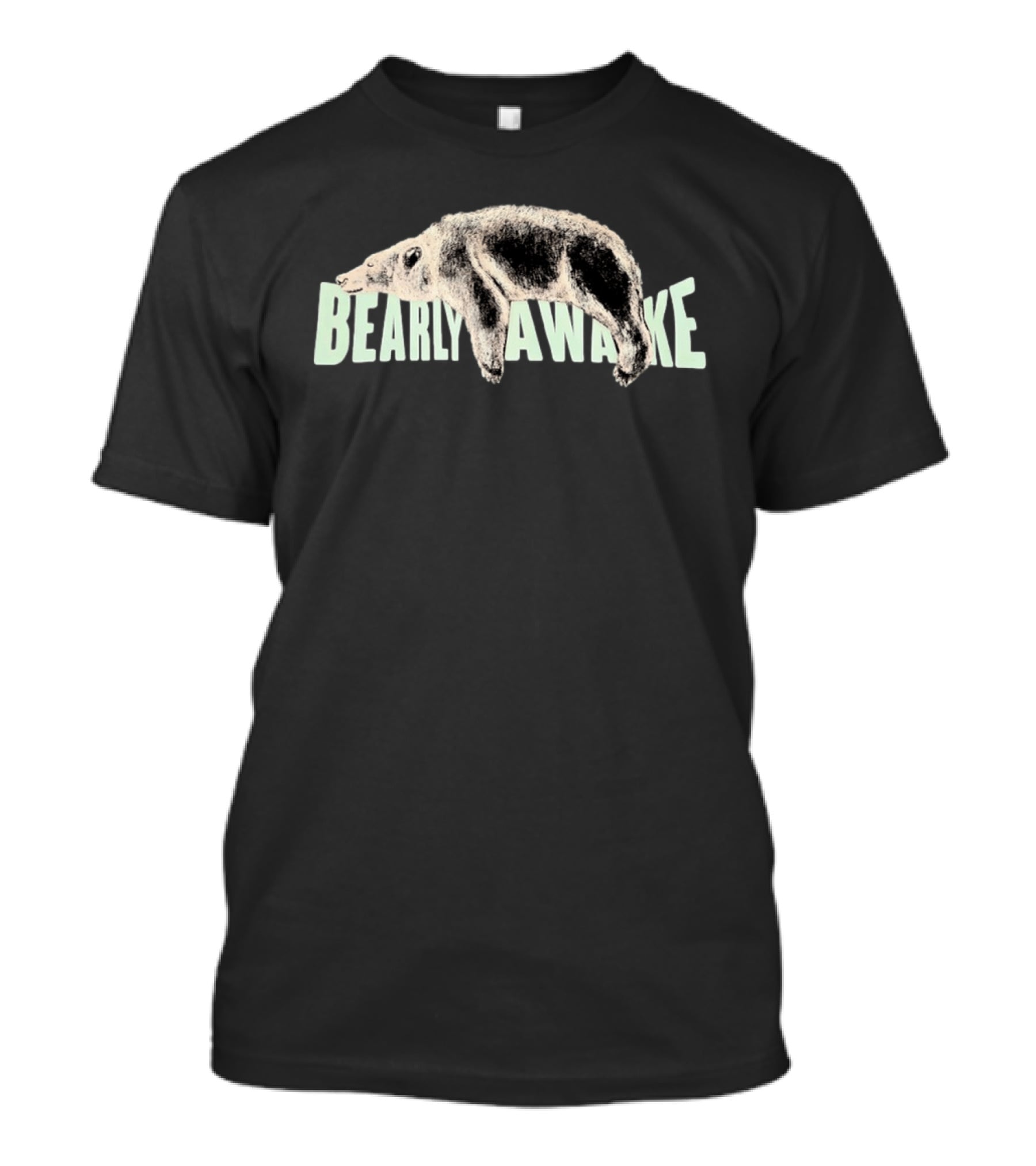 Bearly Awake Lazy Bear T-Shirt