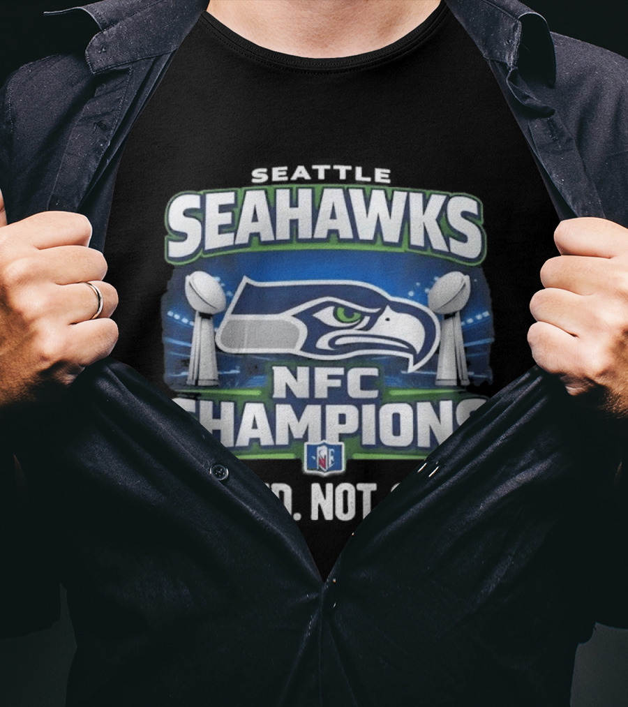 Seahawks NFC Champions We Did Not Care T-Shirt