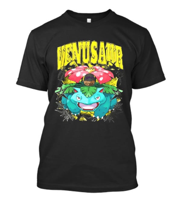 Venusaur Grass Poison Type Pokemon Anime T-Shirt