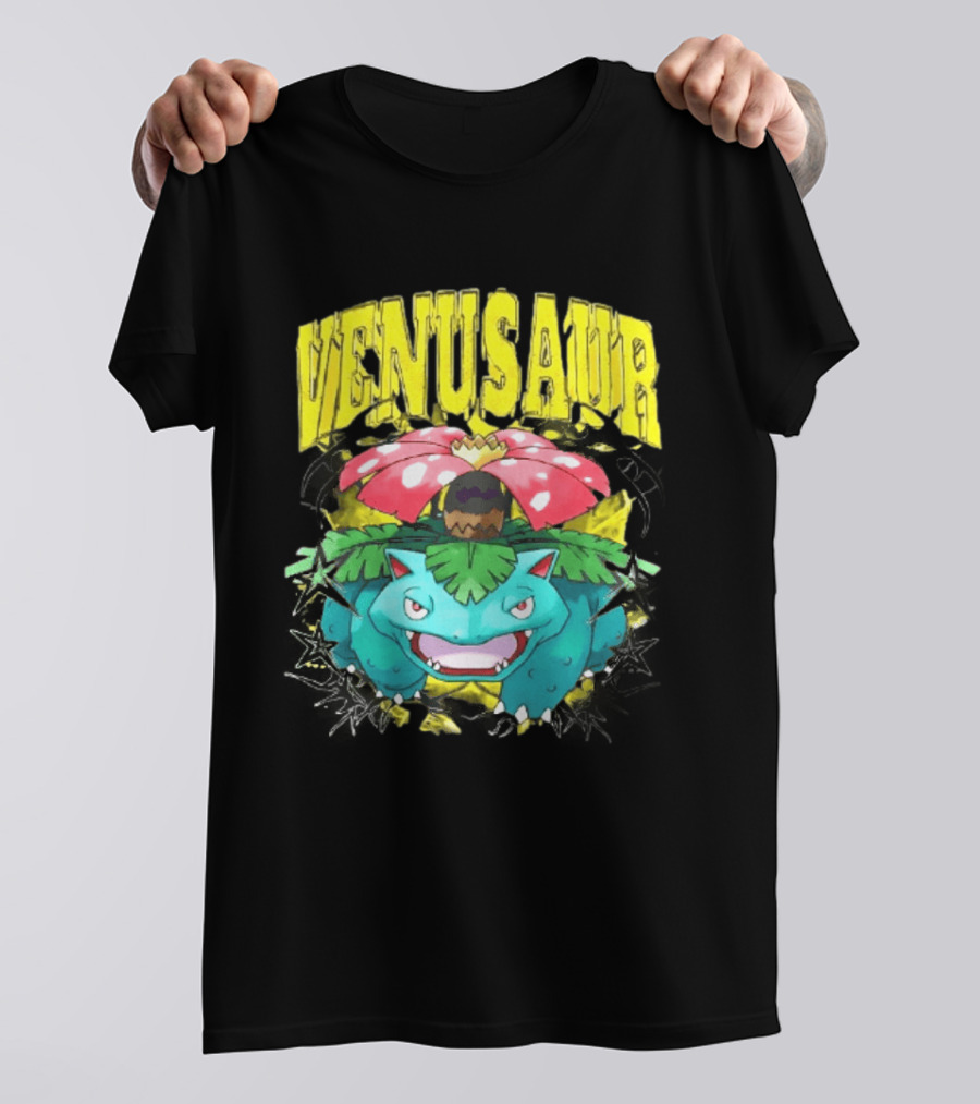 Venusaur Grass Poison Type Pokemon Anime T-Shirt