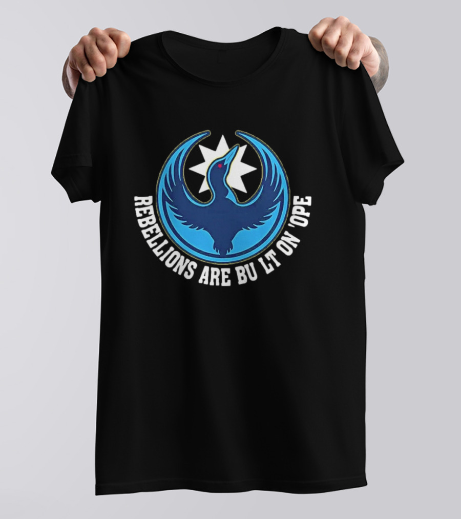 Rebellions Are Built On Hope Minnesota Rebel Alliance Star T-Shirt