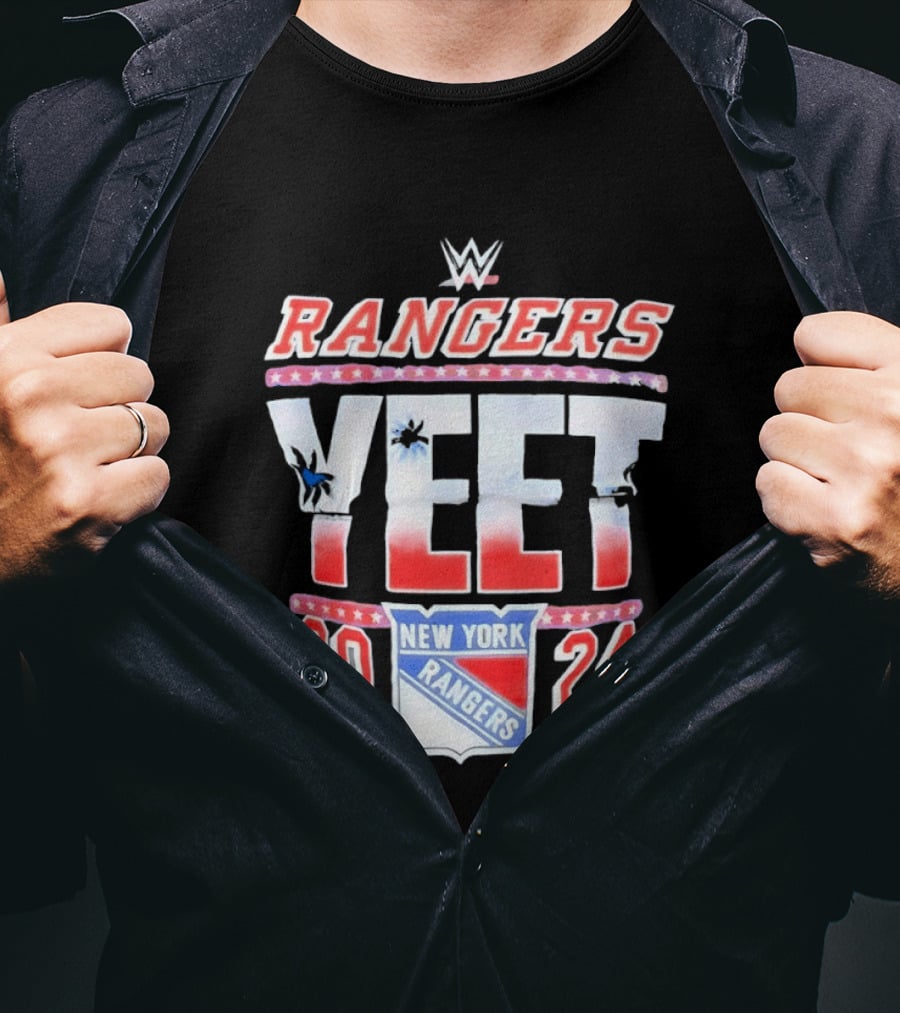 WWE Rangers Yeet 2024 New York Rangers T-Shirt