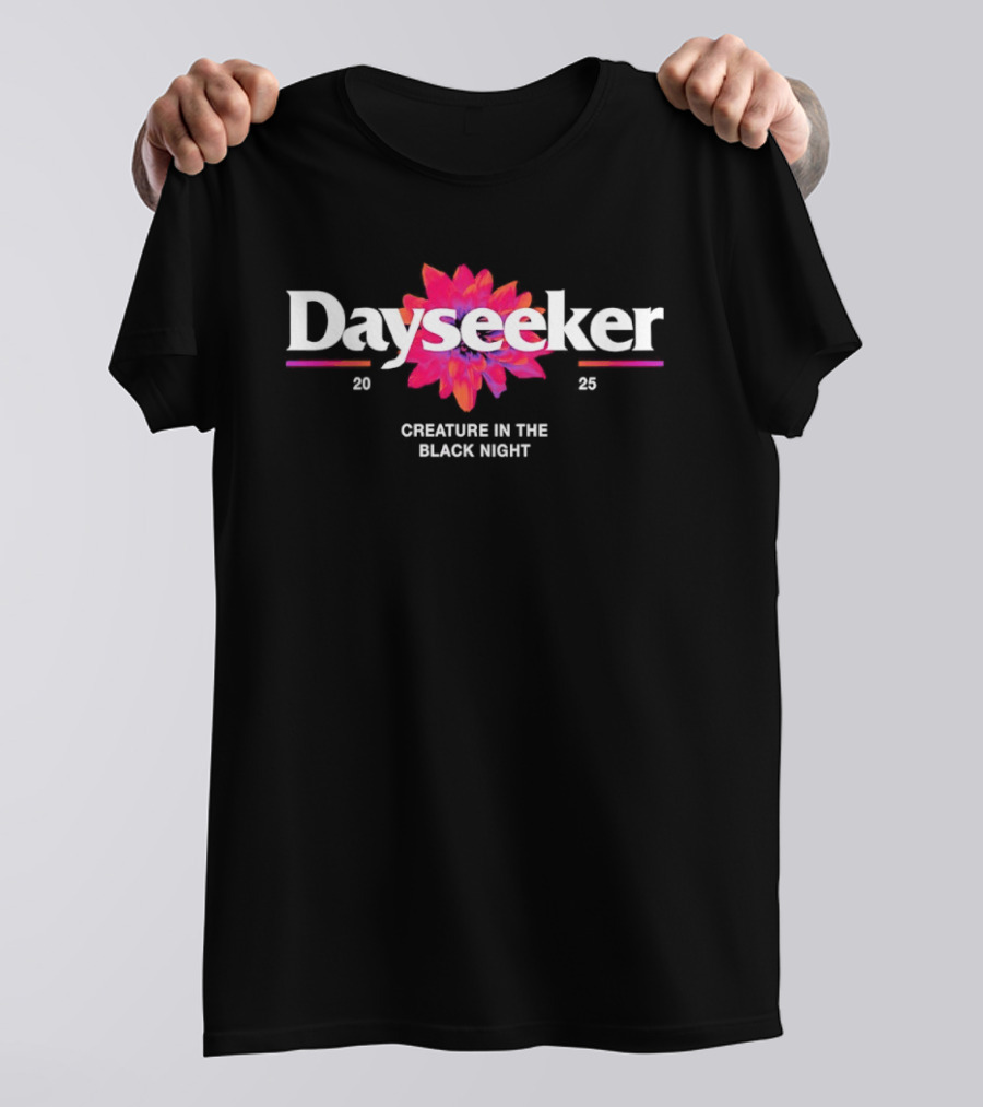Dayseeker Creature In The Black Night 2025 Flower T-Shirt