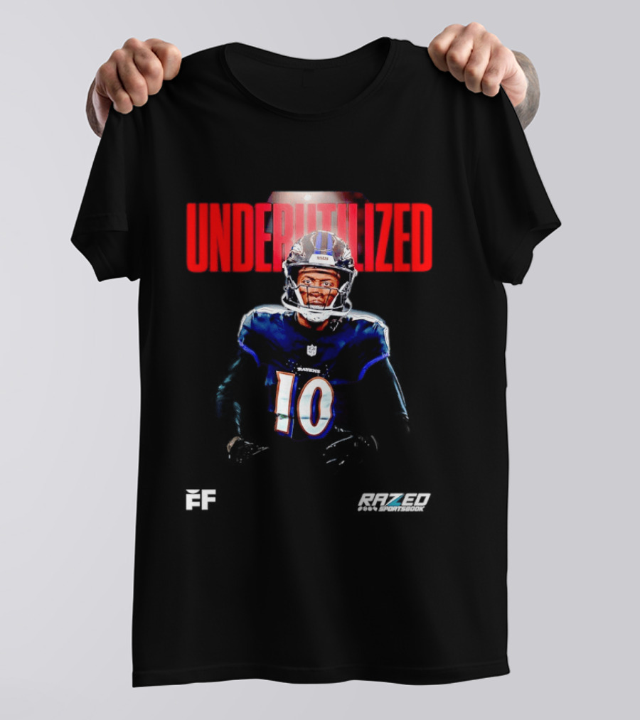 Underutilized Baltimore Ravens Football 10 T-Shirt