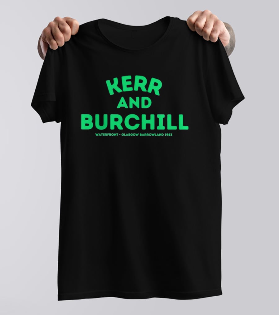 Kerr And Burchill Waterfront Glasgow Barrowland 1983 Concert T-Shirt