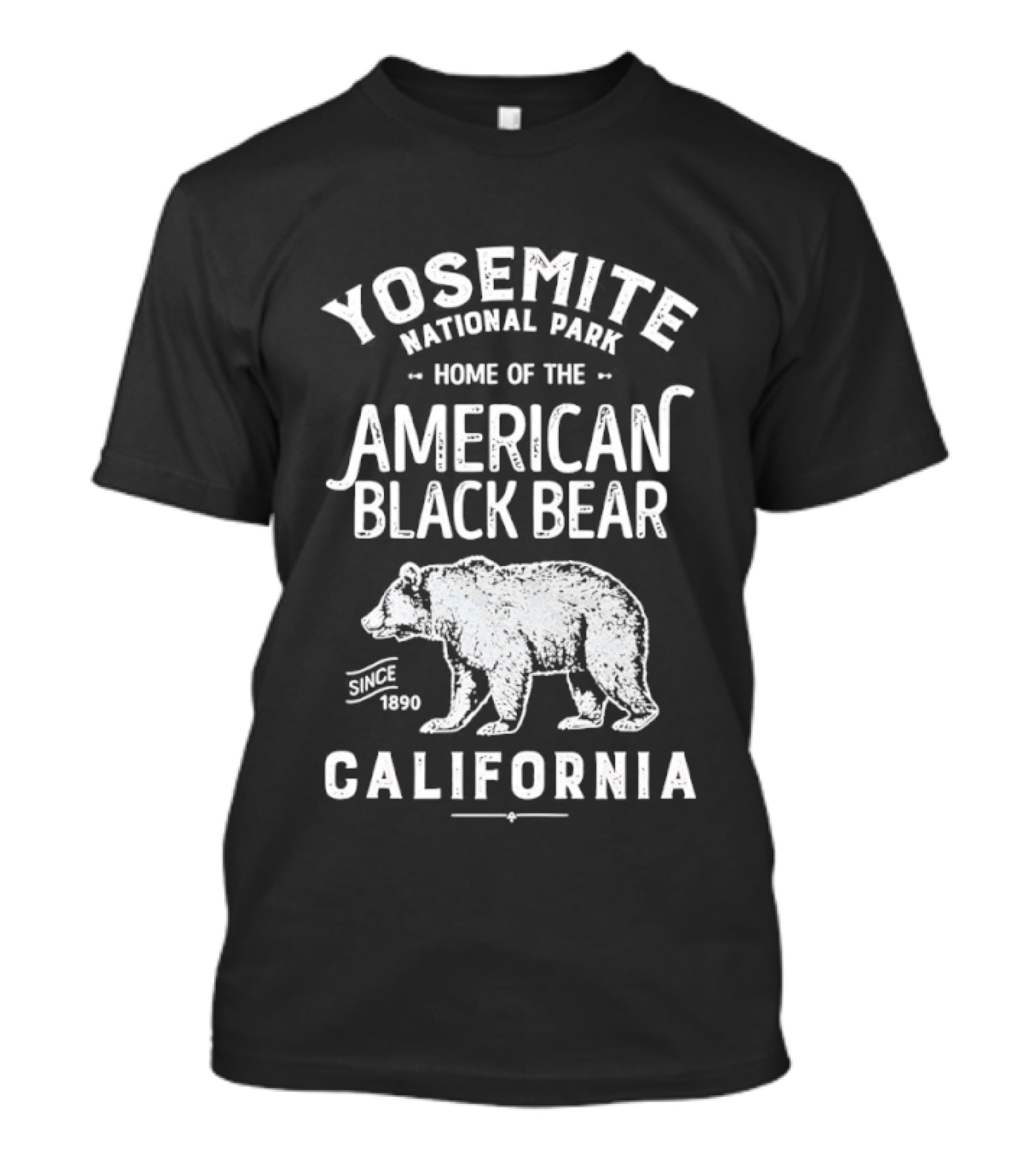 Yosemite National Park American Black Bear Since 1890 California T-Shirt
