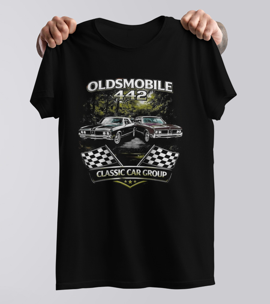 Oldsmobile 442 Muscle Car Sport Coupe Classic 1969 Vintage American Auto T-Shirt