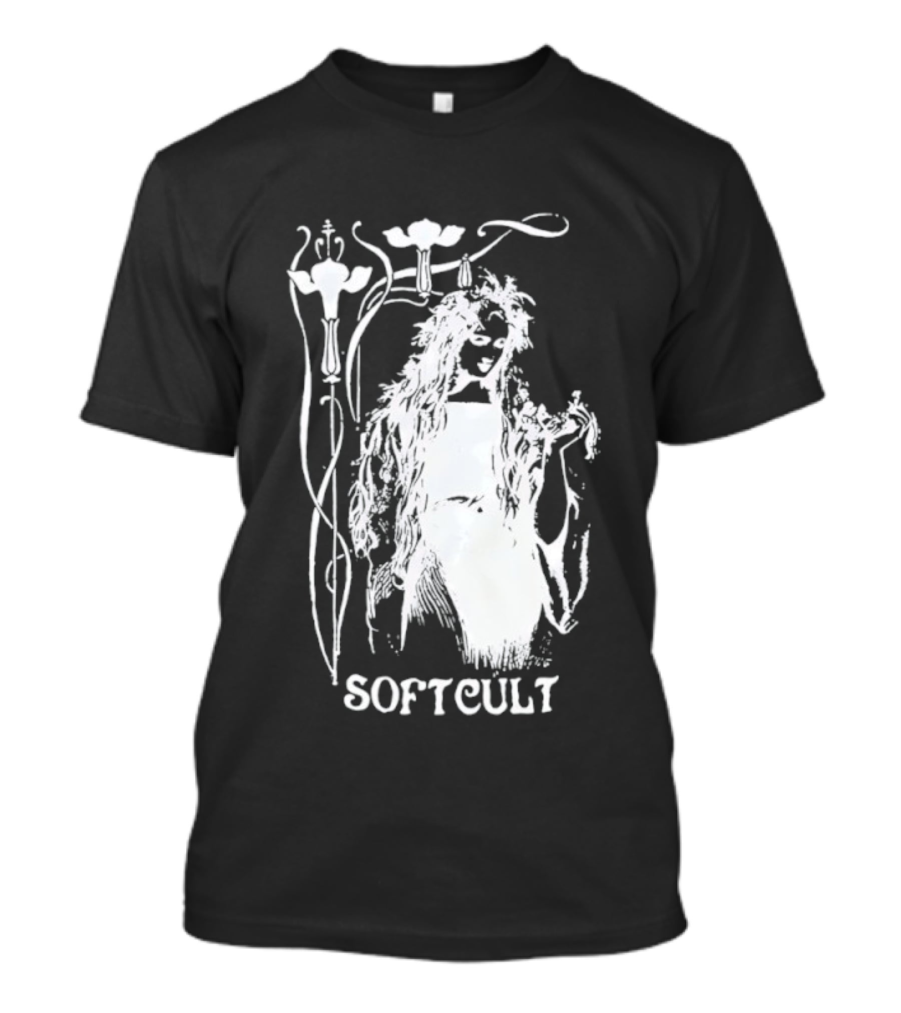Softcult Floral Art Nouveau Aesthetic T-Shirt