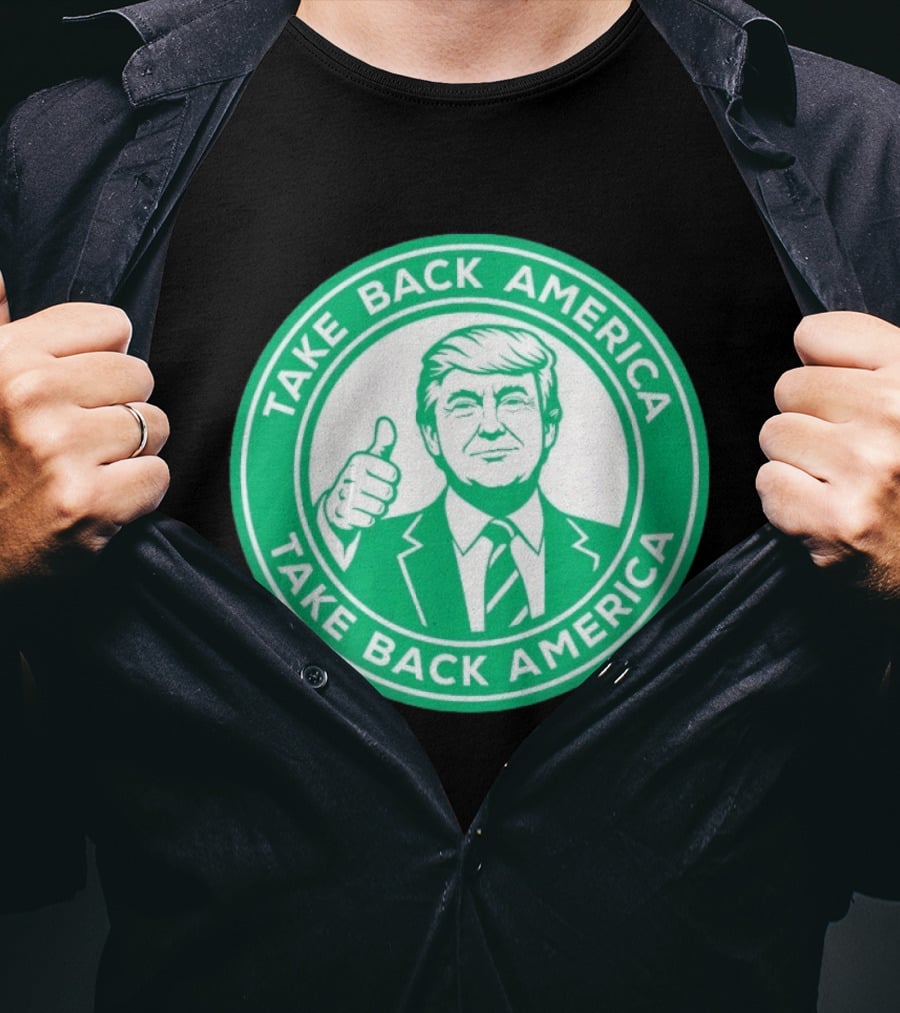 Take Back America Trump Thumb Up Seal T-Shirt