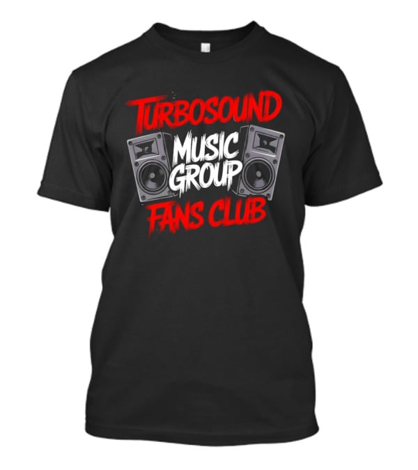 Turbosound Music Group Fans Club Speakers Retro Vibe T-Shirt
