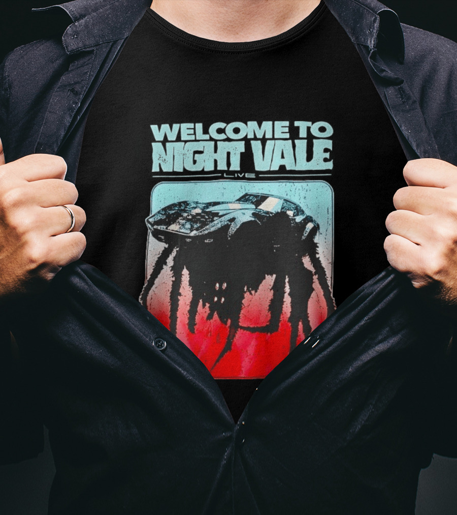 Welcome To Night Vale Live Giant Spider UFO T-Shirt