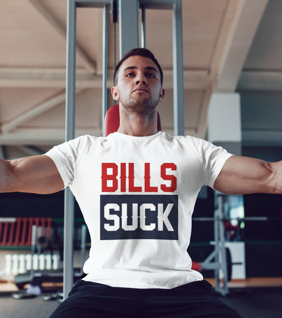 New England Patriots Rivalry Bills Suck Fan Gear T-Shirt