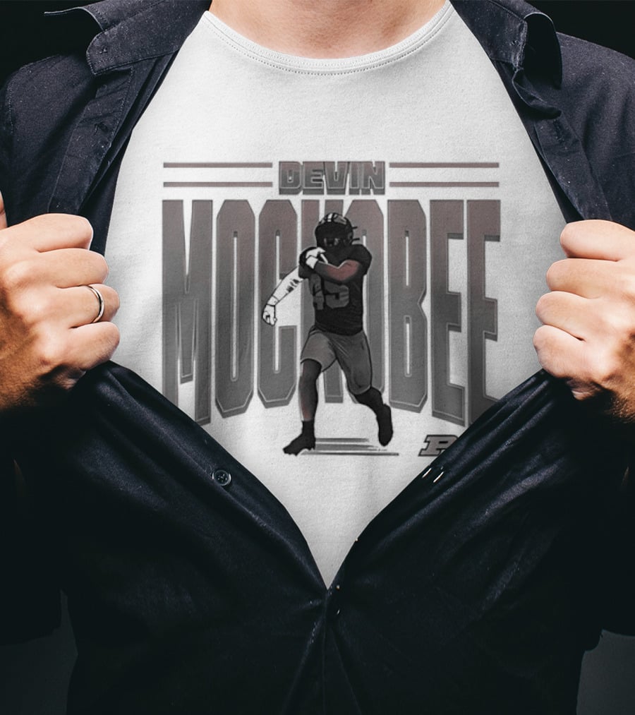 Purdue Boilermakers Football Devin Mockobee NCAA Caricature T-Shirt