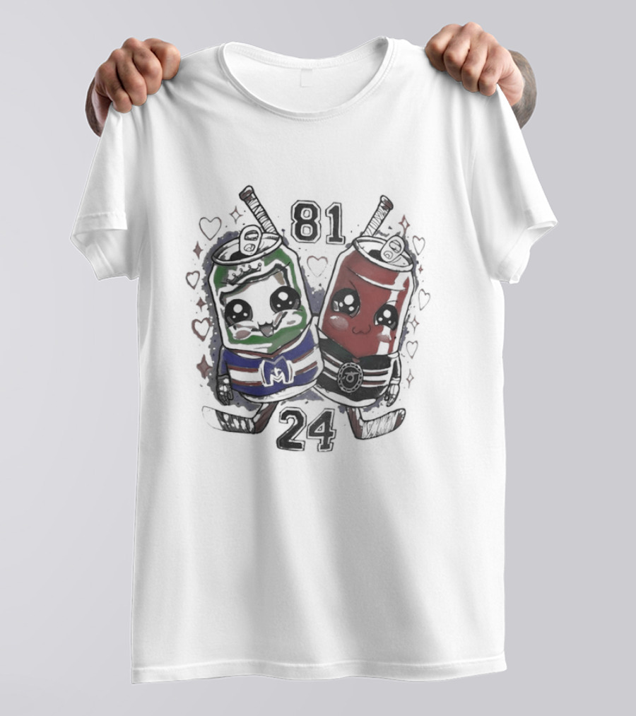 Heated Rivalry Tattoos Soda 81 24 Monster Red Bull T-Shirt