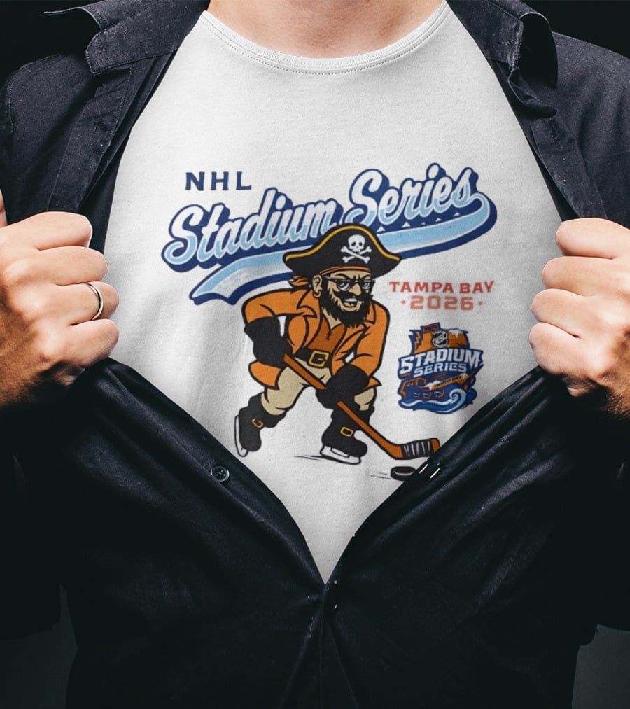 NHL Stadium Series Tampa Bay 2026 Pirate Hockey Event T-Shirt