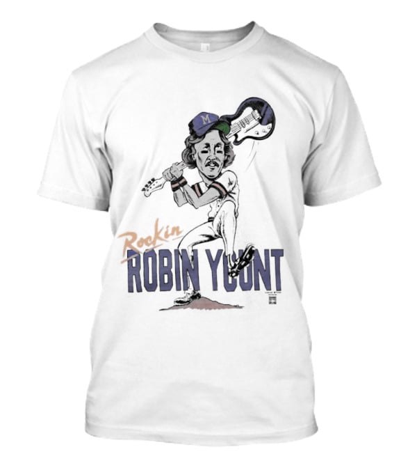 Rockin' Robin Yount Milwaukee Brewers Baseball Legend T-Shirt