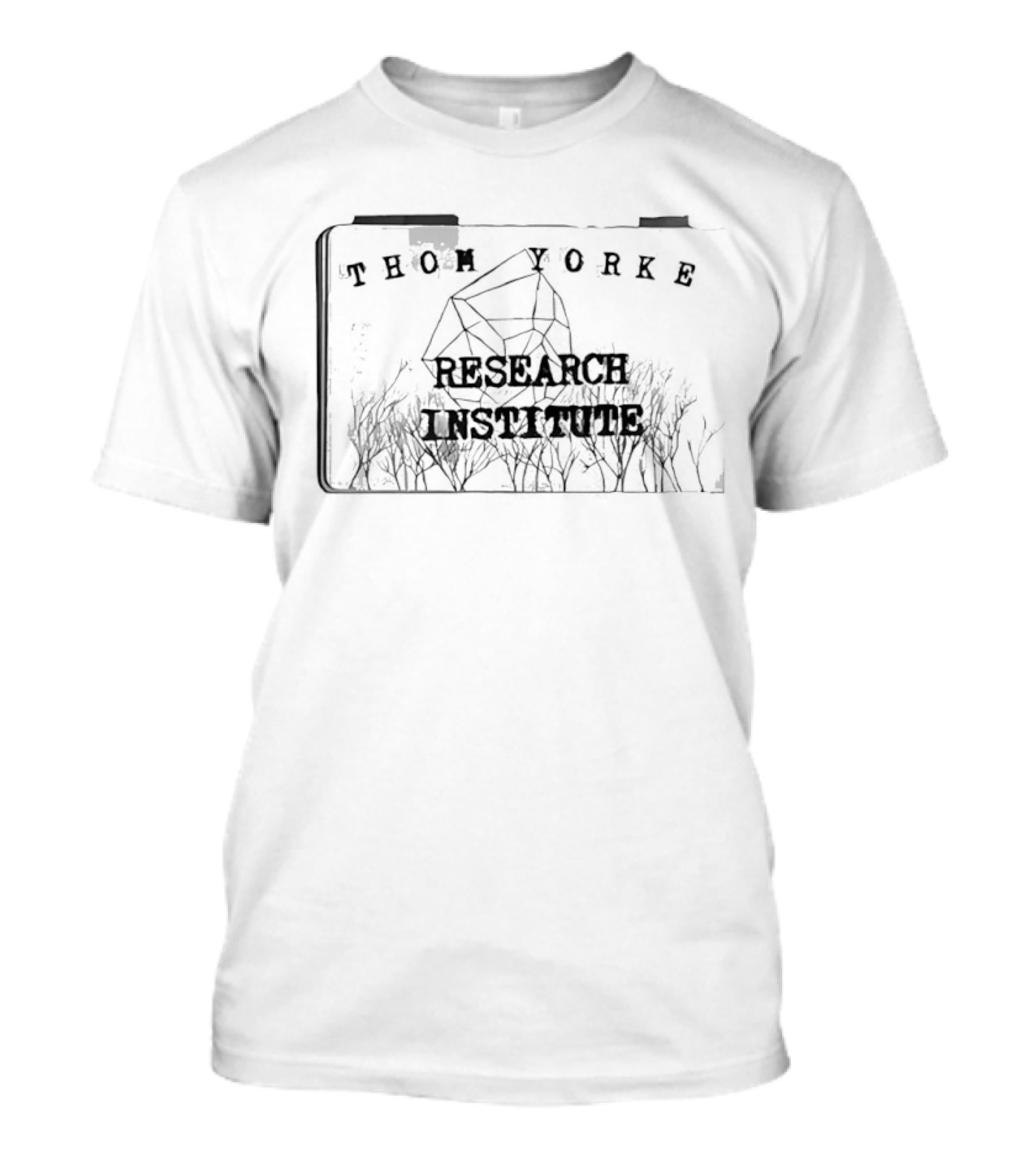 Thom Yorke Research Institute Geometric Structure Forest Scene T-Shirt