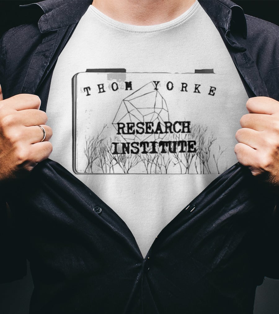 Thom Yorke Research Institute Geometric Structure Forest Scene T-Shirt