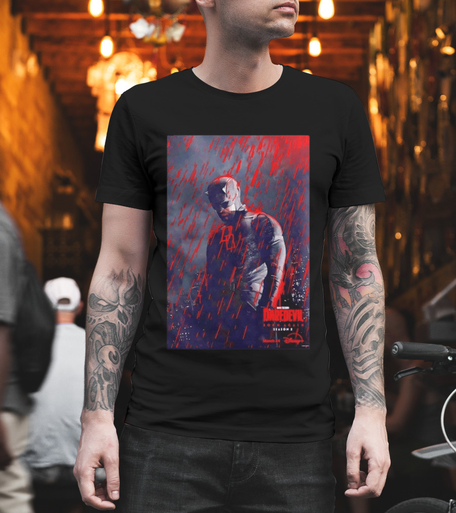 Daredevil Born Again Season 2 Premiering March 24 2026 Disney Plus T-Shirt
