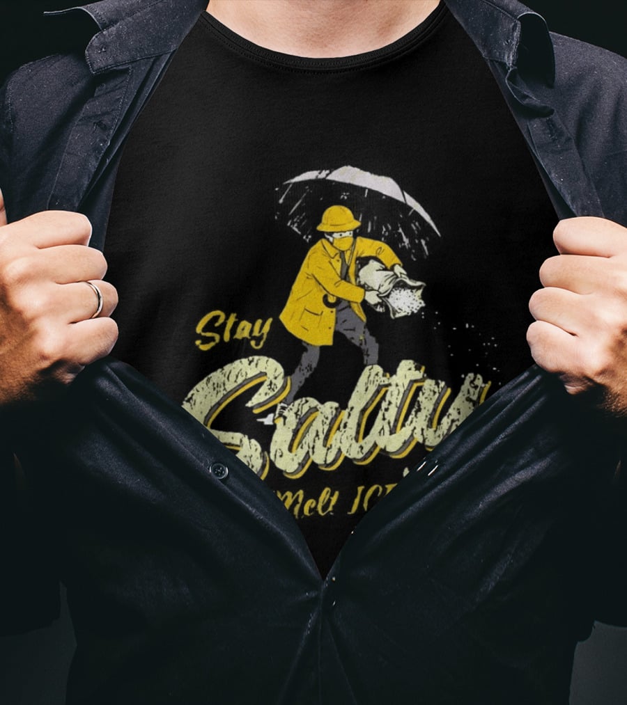 Stay Salty Firefighter Emphasis On Melting ICE T-Shirt