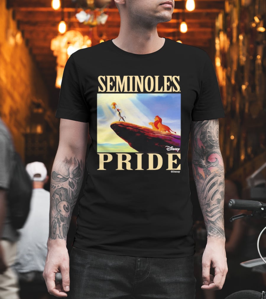 Seminoles Pride Florida State Disney Lion King Scene T-Shirt