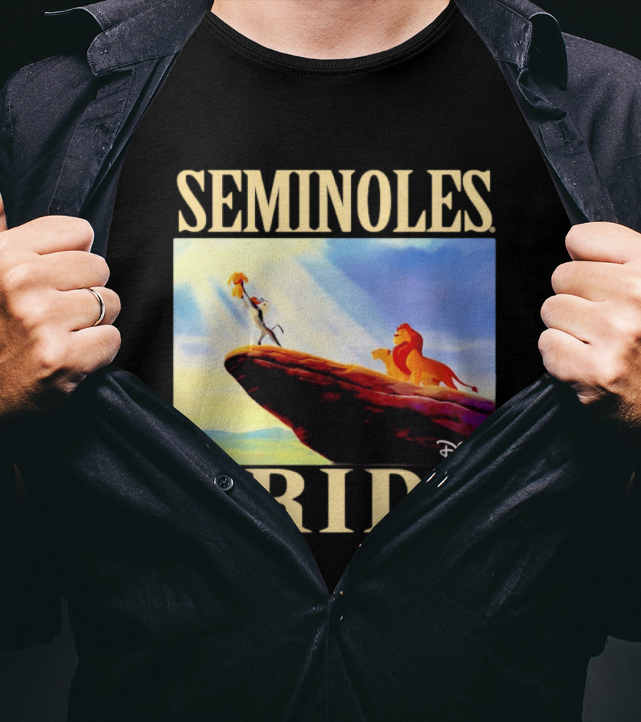 Seminoles Pride Florida State Disney Lion King Scene T-Shirt