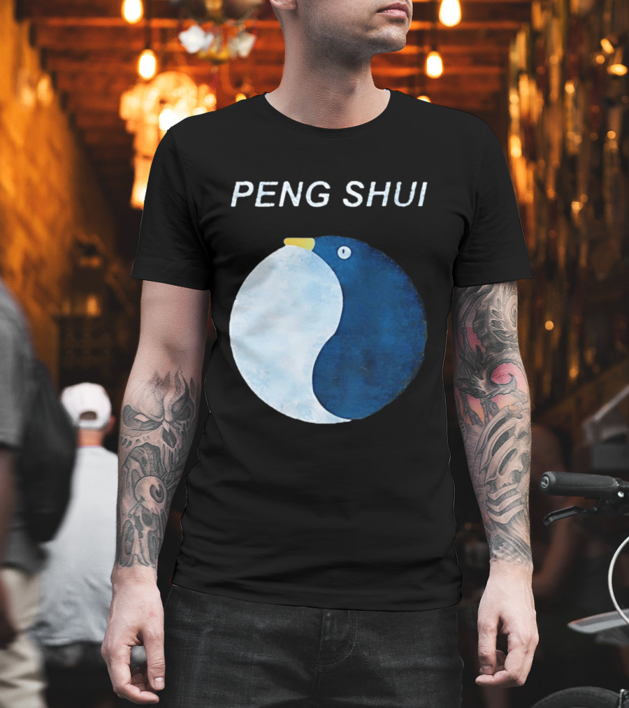 Peng Shui Feng Shui Penguin Yin Yang T-Shirt