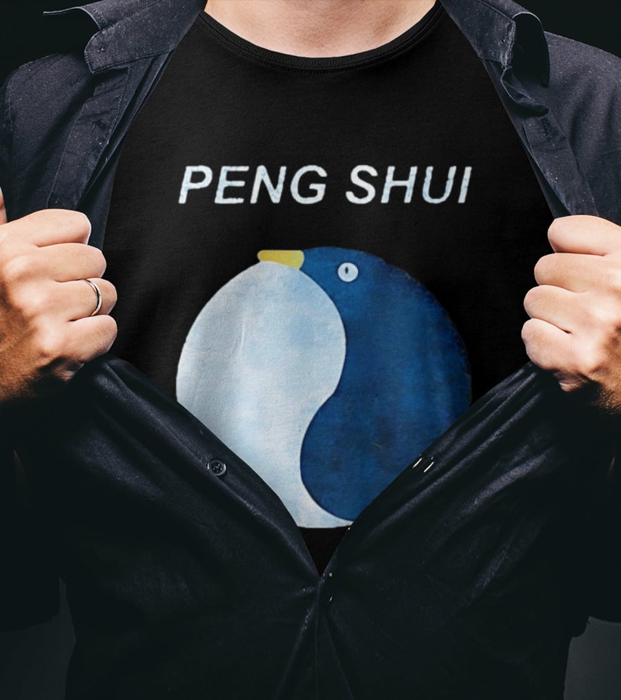 Peng Shui Feng Shui Penguin Yin Yang T-Shirt
