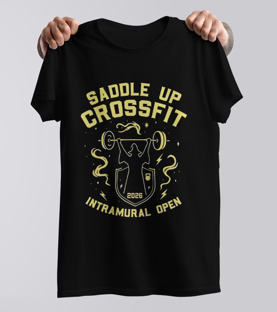 Saddle Up CrossFit 2026 Intramural Open Weightlifter T-Shirt