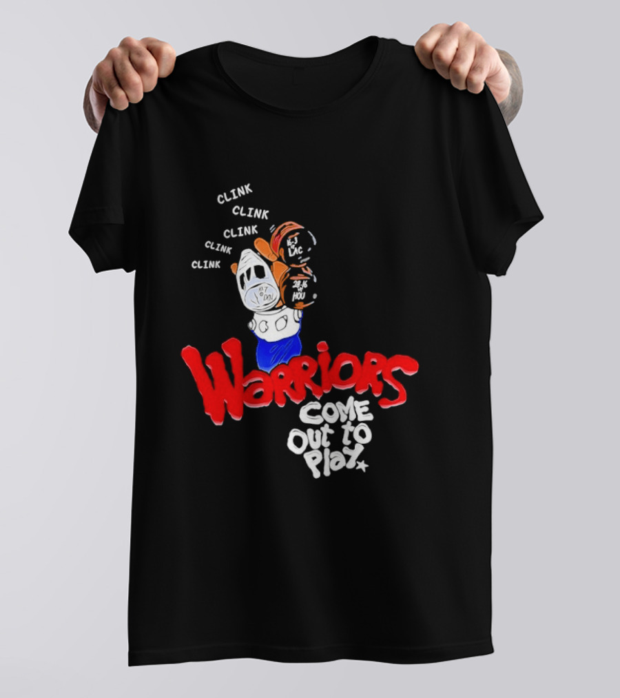Warriors Come Out To Play Clink Bat Iconic Scene T-Shirt