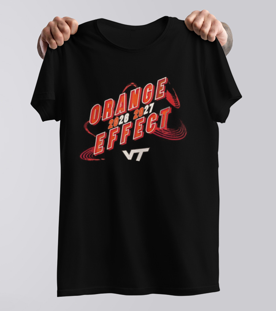 Virginia Tech Hokies Orange Effect 2026 2027 VT T-Shirt