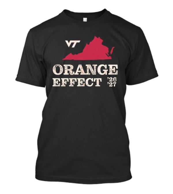 VT Hokies Orange Effect Virginia 2026 2027 T-Shirt