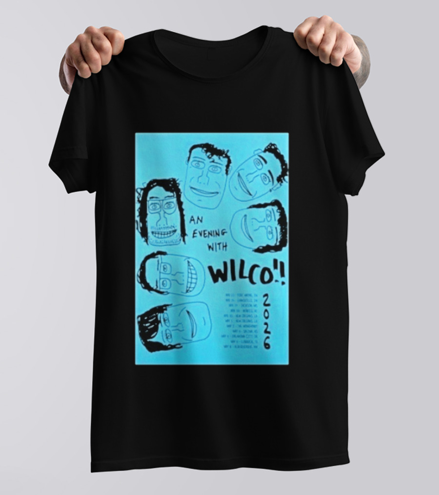 An Evening With Wilco 2026 Tour April & May T-Shirt