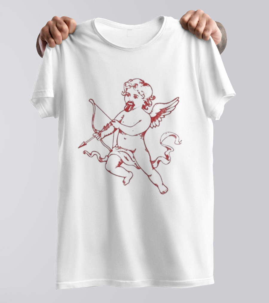 Cherub Valentines Baby Cupid Angel Bow And Arrow T-Shirt