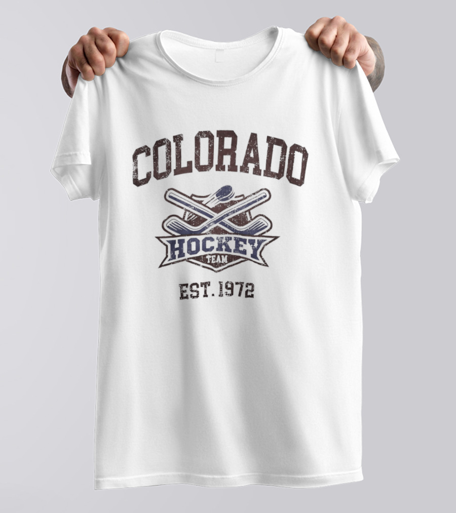 Colorado Hockey Est. 1972 Team T-Shirt