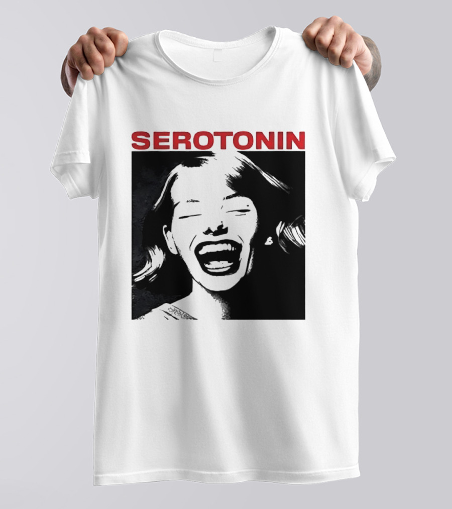 Joris Voorn Serotonin Bold Red Joyful Face T-Shirt