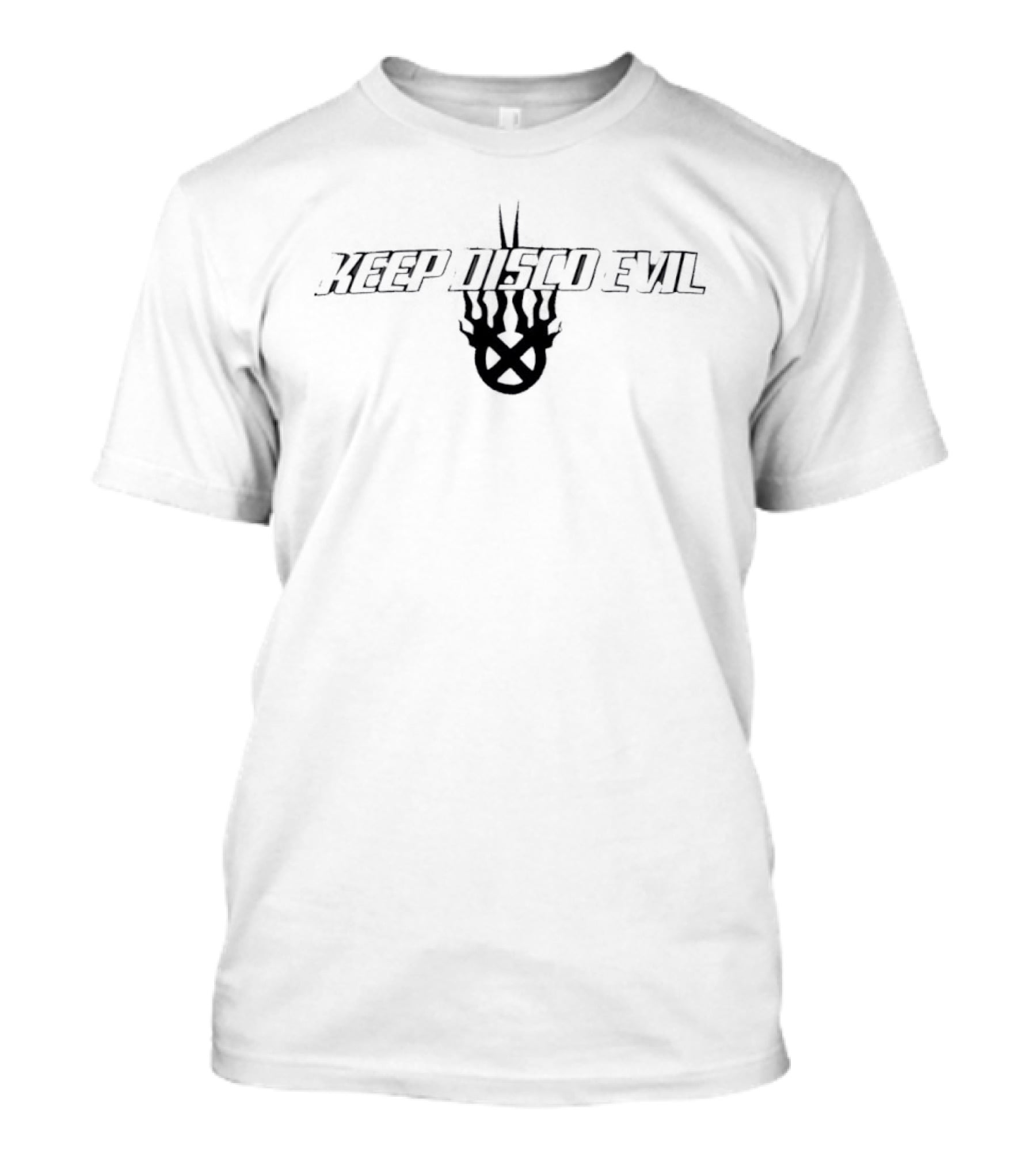 Keep Disco Evil Skull Flame T-Shirt