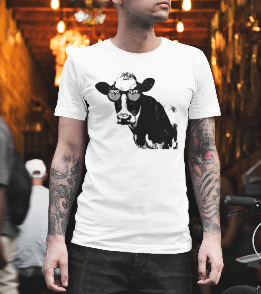 King Tuff X Ray Cow Illustration Holstein T-Shirt