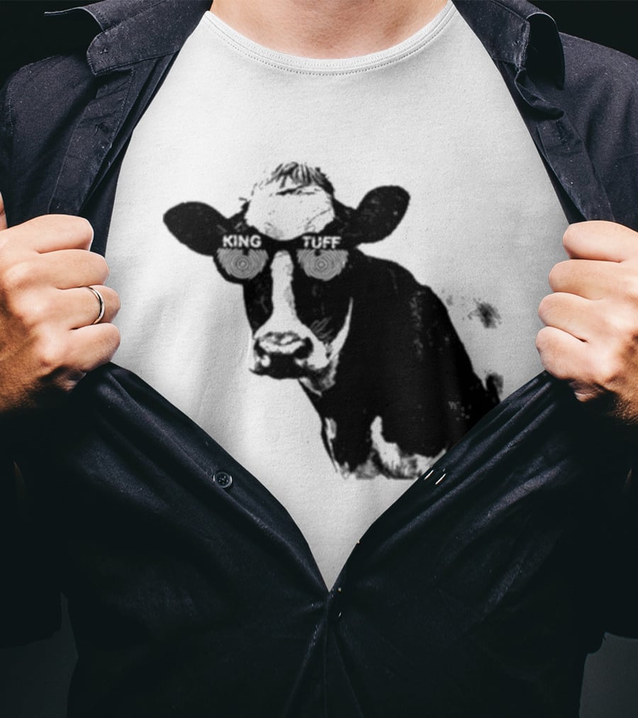 King Tuff X Ray Cow Illustration Holstein T-Shirt