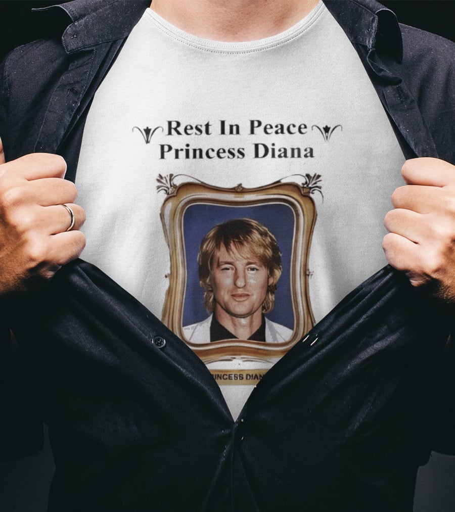 Rest In Peace Princess Diana Vintage Frame T-Shirt