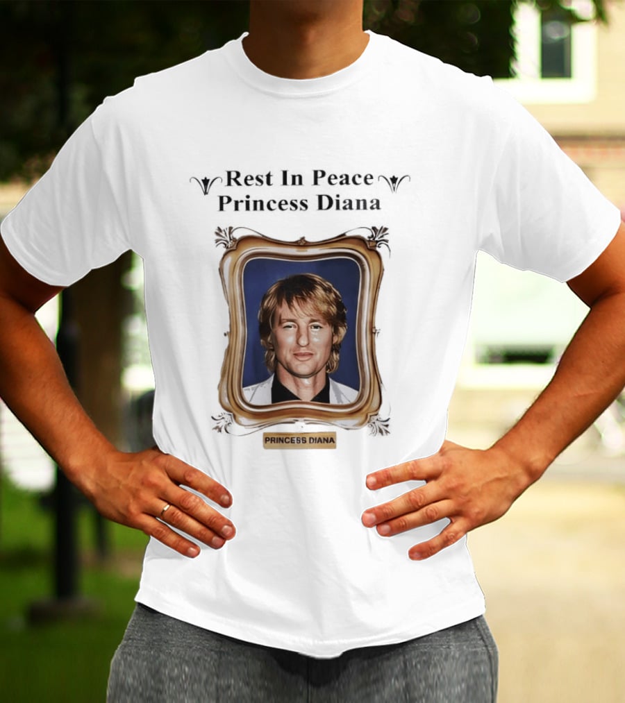 Rest In Peace Princess Diana Vintage Frame T-Shirt