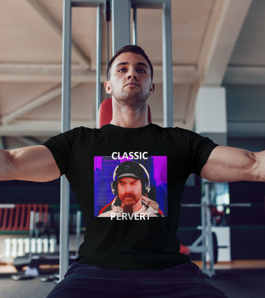 Bruce Greene Classic Pervert Headset Image T-Shirt