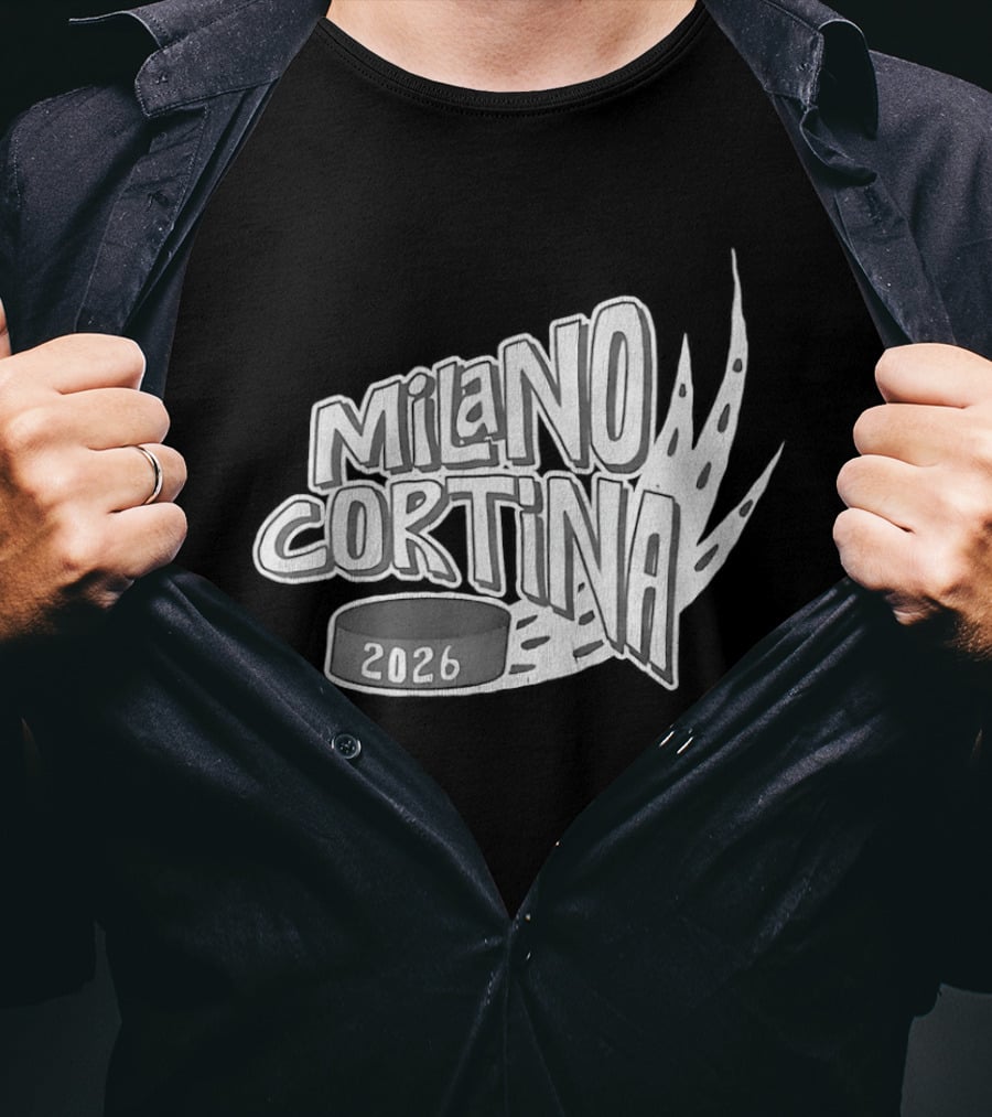 Milano Cortina 2026 Hockey Winter Olympics Preparation T-Shirt