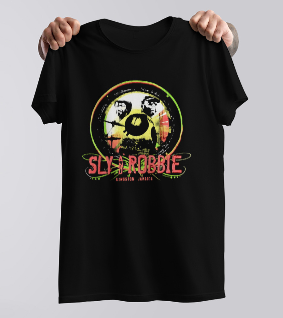 Sly And Robbie Iconic Kingston Jamaica Music Duo Reggae T-Shirt