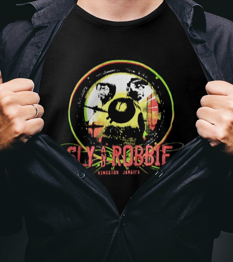 Sly And Robbie Iconic Kingston Jamaica Music Duo Reggae T-Shirt
